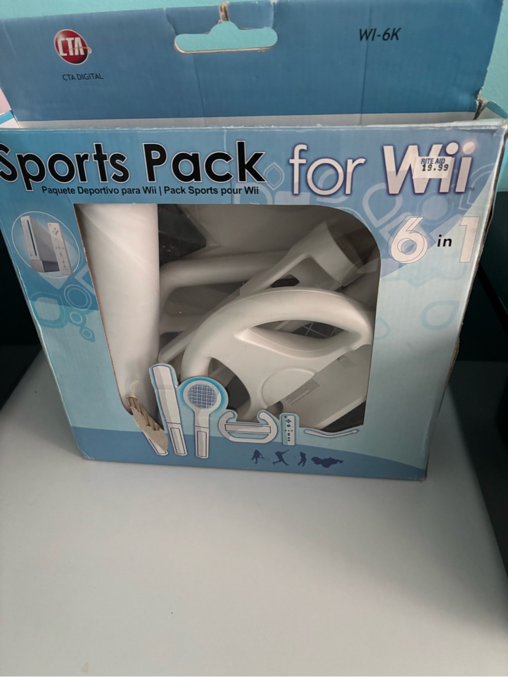 CTA Digital Sports Pack for Wii - White Controllers
